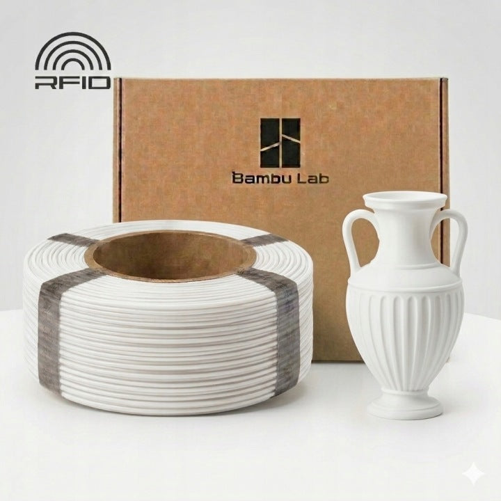 Bambu Lab Filament PLA Basic 1,75 mm 1000g Biały Biel nefrytowa - Refill