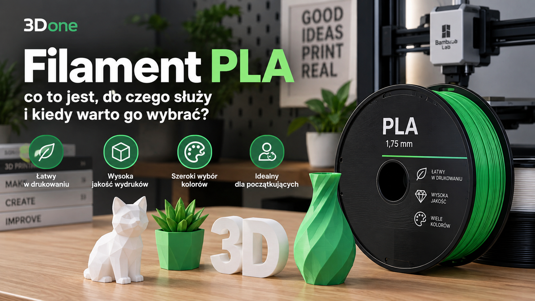 Filament PLA – co to jest, do czego służy i kiedy warto go wybrać?