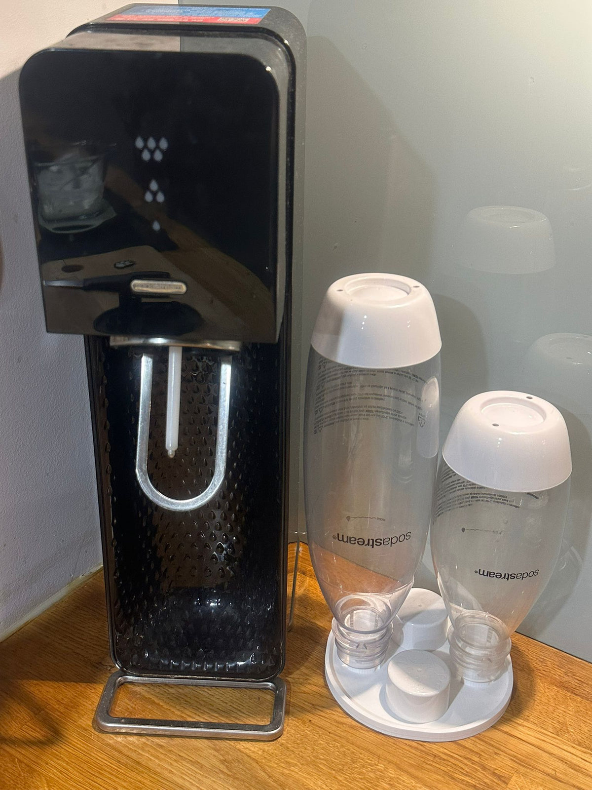 Ociekacz do butelek SodaStream Biały - 2 miejsca na butelki