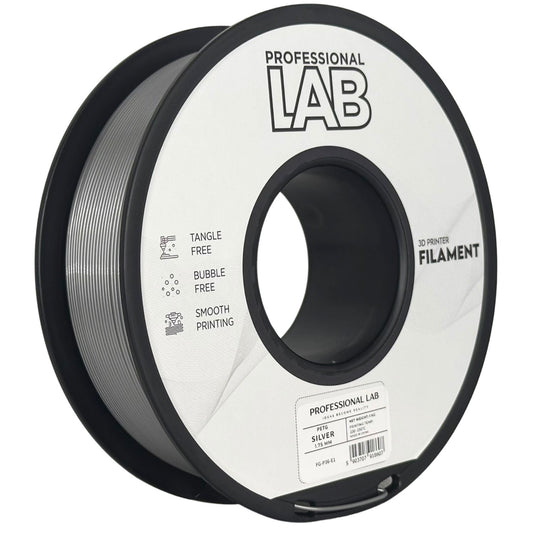 Professional Lab Filament PETG Srebrny Standard 1,75 mm 1 kg 1000 g Silver