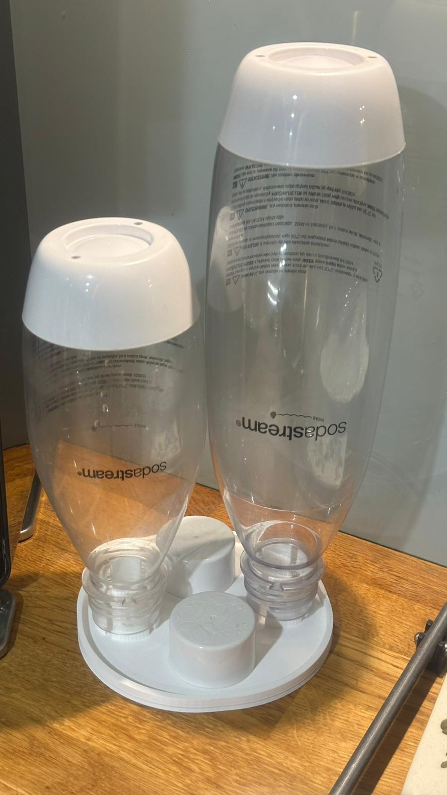 Ociekacz do butelek SodaStream Biały - 2 miejsca na butelki