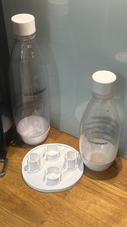 Ociekacz do butelek SodaStream Biały - 2 miejsca na butelki