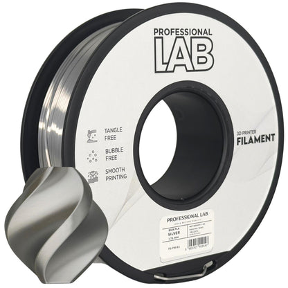 Professional Lab Filament PLA Silk Srebrny 1,75 mm 1 kg 1000 g Silver
