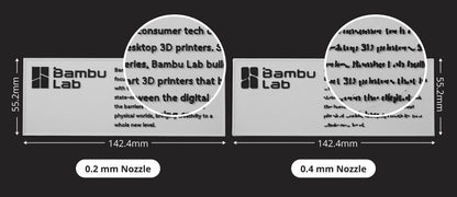 Bambu Lab Dysza Hotend ze stali nierdzewnej H2/P2S 0,2 mm Standard Flow - FAH059