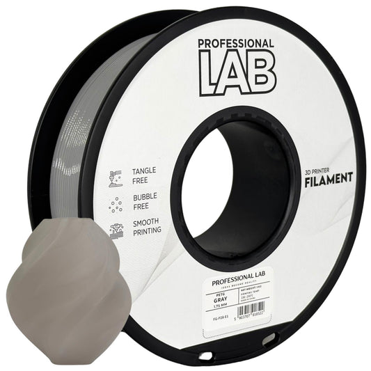 Professional Lab Filament PETG Szary Standard 1,75 mm 1 kg 1000 g Gray