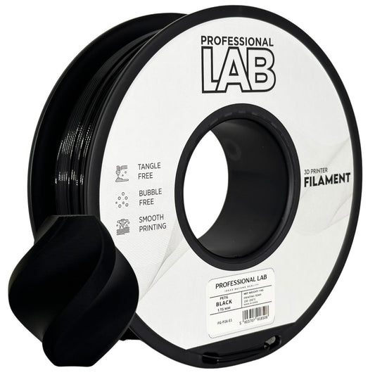 Professional Lab Filament PETG Czarny Standard 1,75 mm 1 kg 1000 g Black