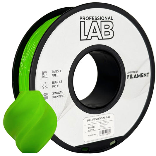 Professional Lab Filament TPU Zielony 1,75 mm 1 kg 1000 g Green