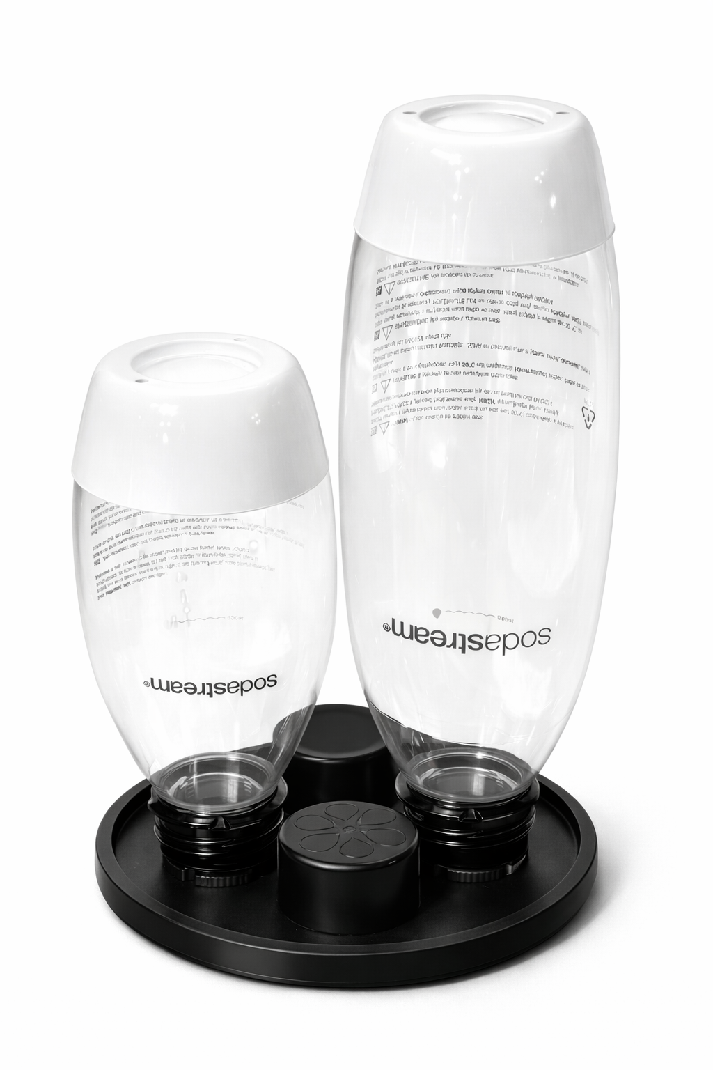 Ociekacz do butelek SodaStream Czarny - 2 miejsca na butelki