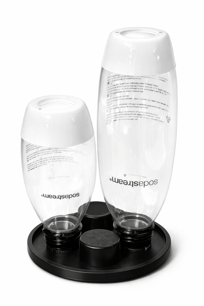Ociekacz do butelek SodaStream Czarny - 2 miejsca na butelki